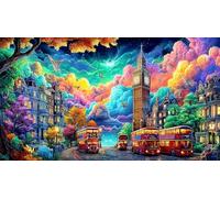 Big-Ben-Palace-of-Westminster-London Puzzle de 1000 Piezas Reciclado Juego Educativo Desafiante para Adultos y niños de 12 años y más 38x26/1000pcs