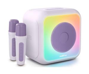 Big Ben Partybtkml Altavoz Karaoke Bluetooth con 2 Micrófonos Inalámbricos