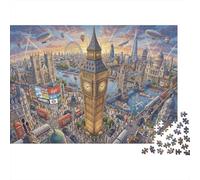 Big Ben y Puente de la Torre Puzzle 1000 Piezas, Juego de Paciencia