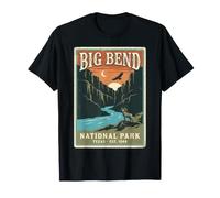 Big Bend National Park Texas EST 1944 - Póster de Viaje Vintage Camiseta