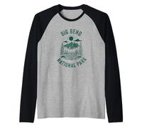 Big Bend National Park Texas TX Souvenir Mujeres Hombres Vintage Camiseta Manga Raglan