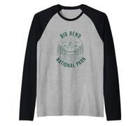 Big Bend National Park Texas TX Souvenir Mujeres Hombres Vintage Camiseta Manga Raglan