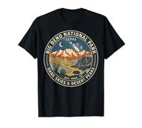 Big Bend National Park Texas Vintage Cielos Oscuros Picos Desierto Camiseta