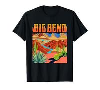 Big Bend National Park Vintage Desert Canyon Senderismo Camping Camiseta