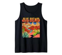 Big Bend National Park Vintage Desert Canyon Senderismo Camping Camiseta sin Mangas