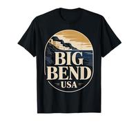 Big Bend Texas Classic Desert Mountain Recuerdo Camiseta