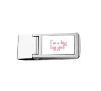 Big Big World Art Deco - Cartera de bolsillo con clip de acero inoxidable