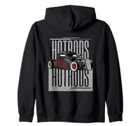 Big Block Vintage Retro Muscle Cars, Custom V8 Hot Rod Sudadera con Capucha
