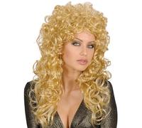 W WIDMANN MILANO Party Fashion - Peluca rizada para mujer, pelo artificial largo, accesorio para disfraces, carnaval
