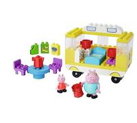 BIG- Bloxx Caravana de Peppa Pig, Bloques de Construcción. 48 Piezas y 4 Personajes, Adecuado a Partir de 18 Meses (800057169)