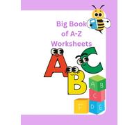 Big Book of A-Z Worksheet: Jumbo Alphabet Letter Tracing and Printing Book | Giant ABC Handwriting Practice sheets for Toddlers and Preschoolers Ages 2-5