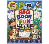Big Book Of Fun Activities For Kids Ages 4-8: Color by Number & Activity Book for Kids