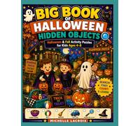 Big Book of Halloween Hidden Objects: Halloween & Fall Activity Puzzles for Kids Ages 4-8