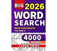 Big Book of Large Print Word Search: Entertaining 4000 Word Puzzle Book for Adults & Seniors (Ultimate Word Search Collection)