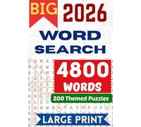Big Book of Large Print Word Search Puzzles: 4800 Words - 200 Themed Puzzles for Adults and Seniors