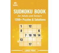 Big Book of Sudoku for Adults: Amazon Sudoku Book for Adults and Seniors 1200+ Puzzles & Solutions, Easy to Hard (The Perfect Gift for Puzzle Lovers)