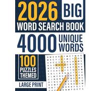 Big Book of Word Search Puzzles for Adults: 100 Themed Puzzles with 4000 Words (Perfect Puzzle Gifts for 2026)