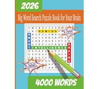 Big Book Of Word Search Puzzles For Your Brain: Word Searches With Large Print For Teens Adults And Seniors | 8.5x11, 200 Pages |100 Puzzles, 4000 ... in Back | Gift For Any Occasion and free Time