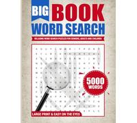 Big Book Word Search: Relaxing Word Search Puzzles for Seniors, Adults and Children (Big Book Word Search Adventures)