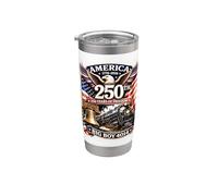 Big Boy 4014 Train America Turns 250 Years Freedom Patriotic Vaso térmico de acero inoxidable de doble pared