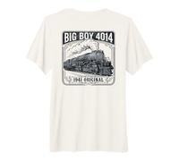 Big Boy 4014 Train Engineer Steam Train Conductor American Camiseta Premium