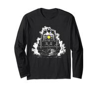 Big Boy 4014 Train Engineer Steam Train Conductor American Manga Larga