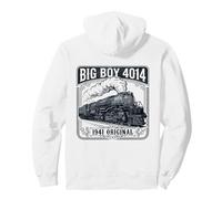 Big Boy 4014 Train Engineer Steam Train Conductor American Sudadera con Capucha