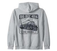 Big Boy 4014 Train Engineer Steam Train Conductor American Sudadera con Capucha