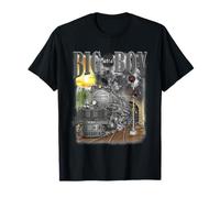 Big Boy 4014 Vintage Steam Locomotora Ferrocarril Tren Motor Camiseta