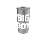 Big Boy T-Shirt Funny Diching Novelty Humor Sarcástico Fat Guy Vaso térmico de acero inoxidable de doble pared