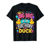 Big Bro of The Birthday Duck Cute Family Matching Party Camiseta