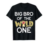 Big Bro of The Wild One Zoo - Fiesta de Primer cumpleaños temática Camiseta
