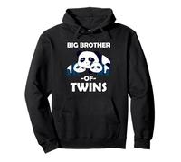 Big Bro Panda Gemelos Gran Hermano Sudadera con Capucha