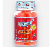 Big Bros Gummies Gominolas de Creatina 60 Gummies de 3gr de creatina (60 gominolas, Cereza)