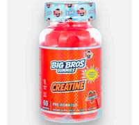 Big Bros Gummies Gominolas de Creatina 60 Gummies de 3gr de creatina (60 gominolas, Fresa)