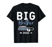 Big Brother Cargando 2026, Ascendido a Gran Hermano 2026 Camiseta gráfica económica, Hombre, Negro, S
