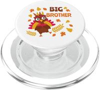 Big Brother Thanksgiving Turkey Cute Fall PopSockets PopGrip para MagSafe