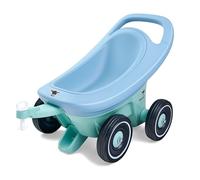 BIG Buggy, Andador 3 en 1 con Freno Regulable, Remolque y 4 Ruedas silenciosas Incluidas; BIG Buggy Azul y Turquesa, para niños a Partir de 1 año