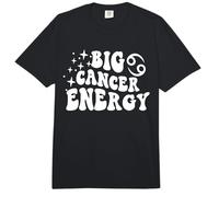 Big Cancer Energy x Cáncer Zodiac Retro Comfort Colors Adult Heavyweight T-Shirt