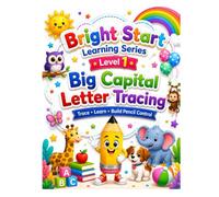 Big Capital Letter Tracing: My First A-Z Letter Tracing book For Preschool & Kindergarten (Bright Start Learning Series)