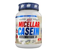 BIG - Caseina Micelar - Caseina Proteina de Liberación Sostenida para Recuperación y Masa Muscular - Baja en Grasas y Carbohidratos con Textura Cremosa (Sin toppings, White Choco)