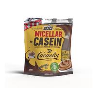 BIG - Caseina Micelar - Caseina Proteina de Liberación Sostenida para Recuperación y Masa Muscular - Baja en Grasas y Carbohidratos con Textura Cremosa (Toppings (trocitos), Cacaolat) 250 g