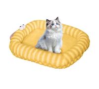 Big Cat Bed - 23.62 pulgadas linda almohadilla para dormir para perros y gatos, proporcionando calidez con diseño de comodidad, de lujos suave para el invierno, i grandes cachorros y gatitos, uso
