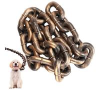 Big Chain Leashes for Small Dog Funny, 6.56 Ft PVC Fake Giant Chain Funny Dog Leashes