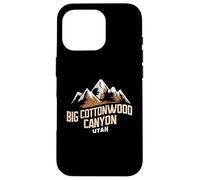 Big Cottonwood Canyon Utah Logo Brighton Wasatch Mountains Carcasa para iPhone 16 Pro