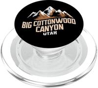 Big Cottonwood Canyon Utah Logo Brighton Wasatch Mountains PopSockets PopGrip para MagSafe