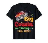 Big Cousin Finally 2026 Baby Anunció Monster Truck Camiseta