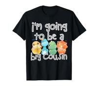 Big Cousin Funny Dinosaur Lovers Cousin Crew Niñas Niños Niños Camiseta