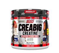 BIG - Creatina Monohidratada en Polvo - Mejora Rendimiento Físico y Recuperación - Creatina Monohidrato - UltraFine 200mesh - Sabores Deliciosos, Rápida absorción, Vegana,(Fresh Dark Blood Cola, 250g)