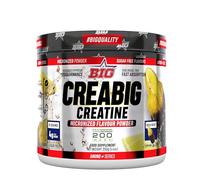 BIG - Creatina Monohidratada en Polvo - Mejora Rendimiento Físico y Recuperación - Creatina Monohidrato - UltraFine 200 mesh - Sabores Deliciosos, Rápida absorción, Vegana, (Sabor Fresh Rocket, 250g)